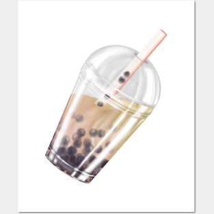 Tapioca bubble tea Posters and Art